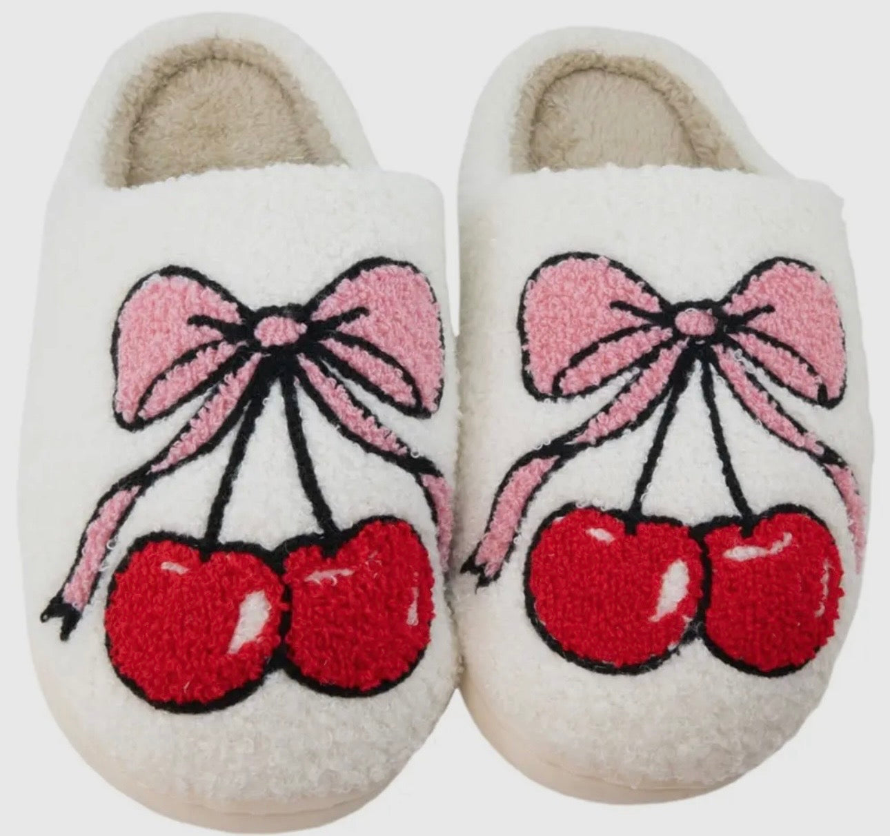 Cherry Slippers