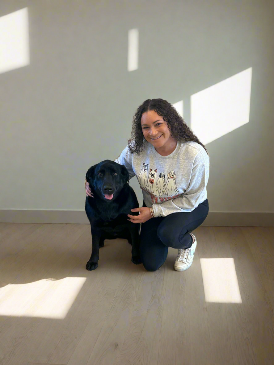 Dog Spooky Vibes Crewneck