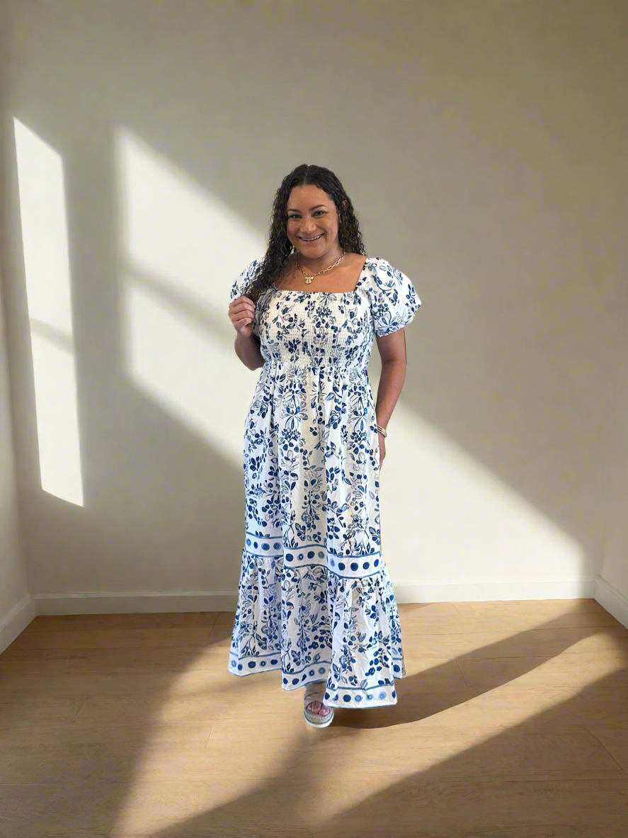 Gypsy Blue Maxi Dress