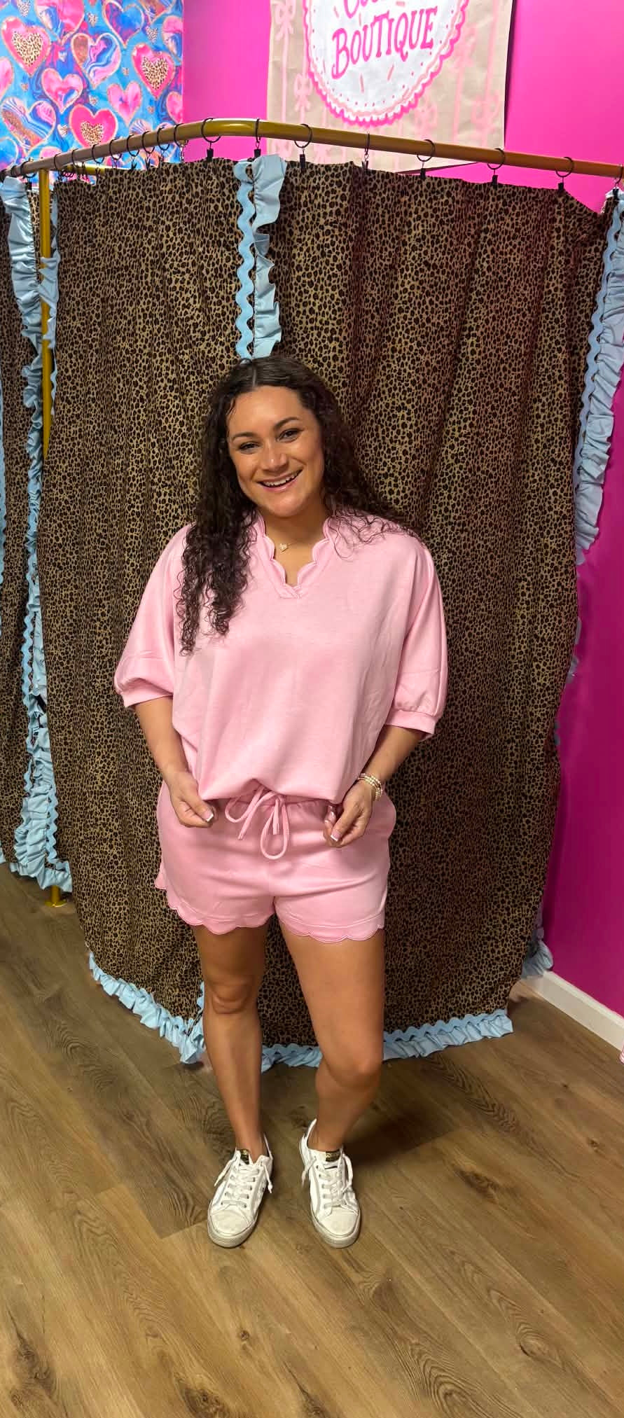 Eliza 2 Piece Pink Set