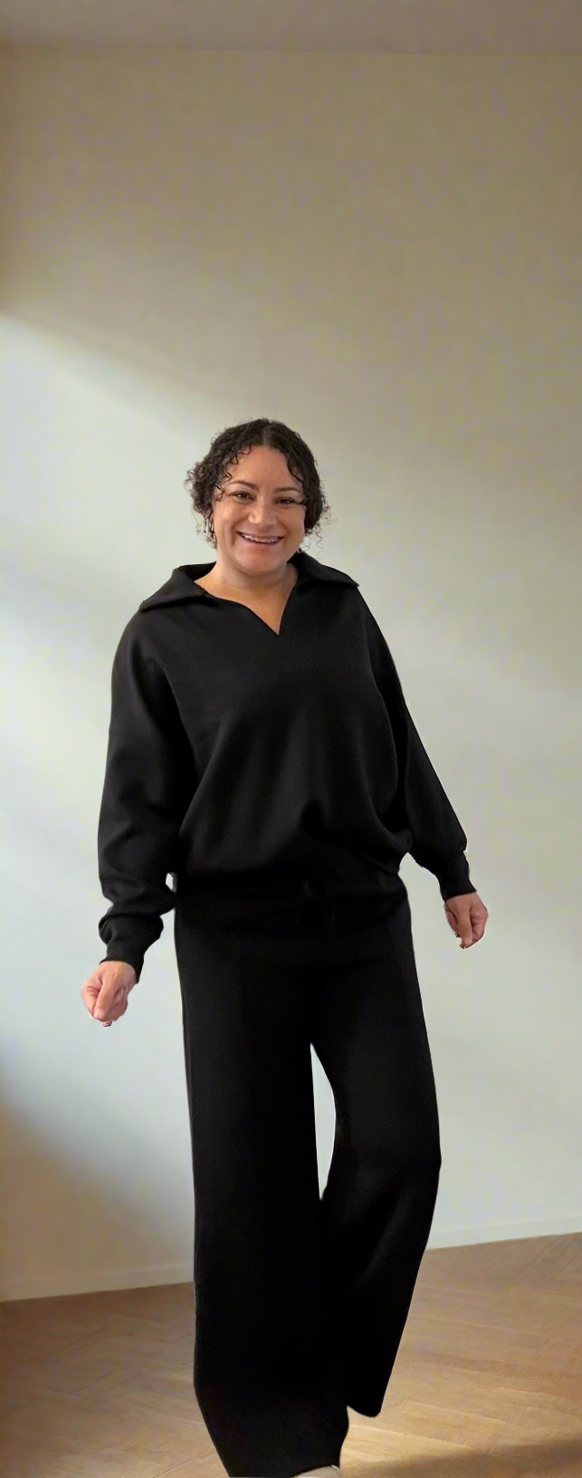 Black Murrell Top & Pants Set