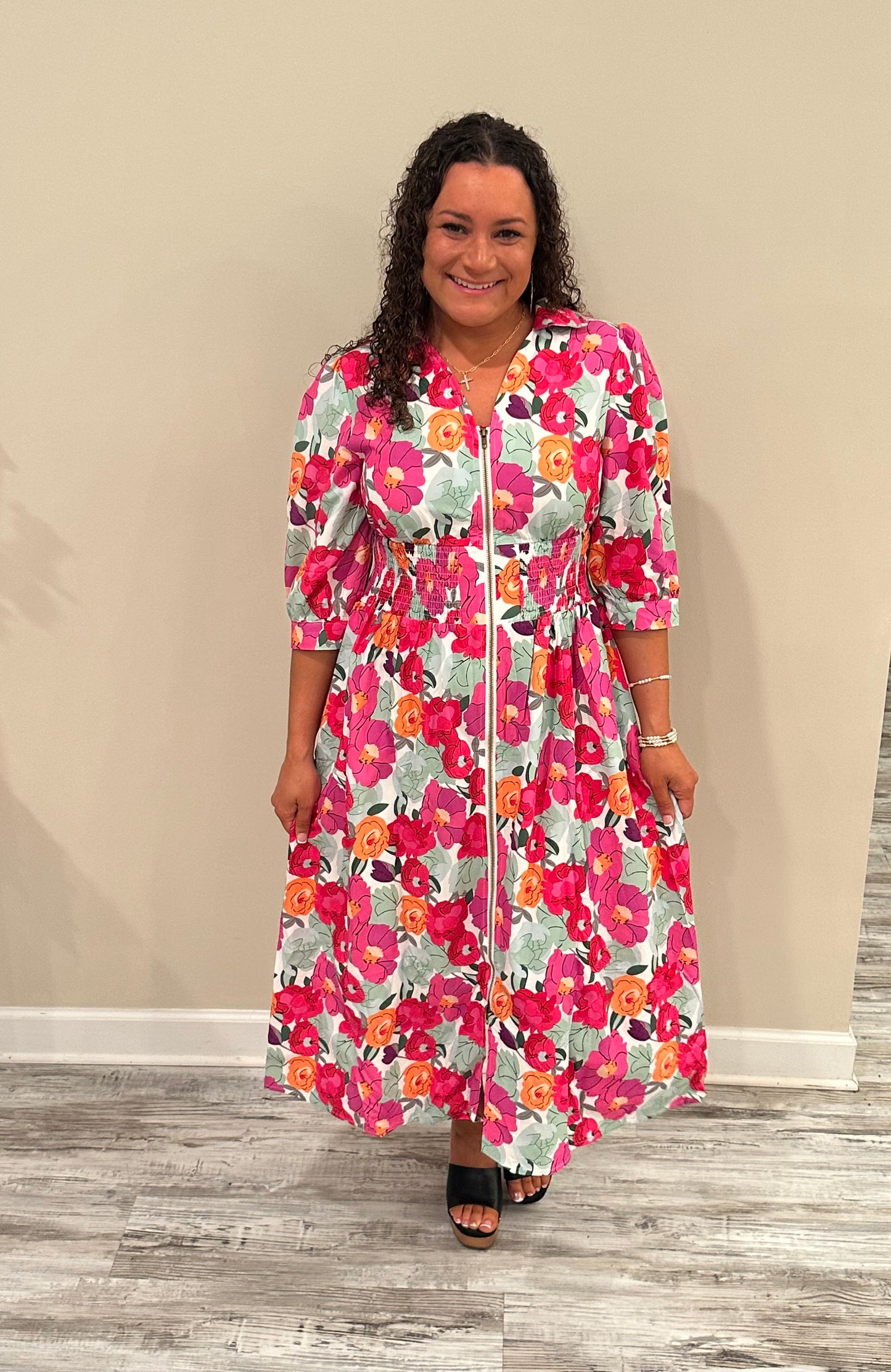 Tara Spring Dress with Pockets