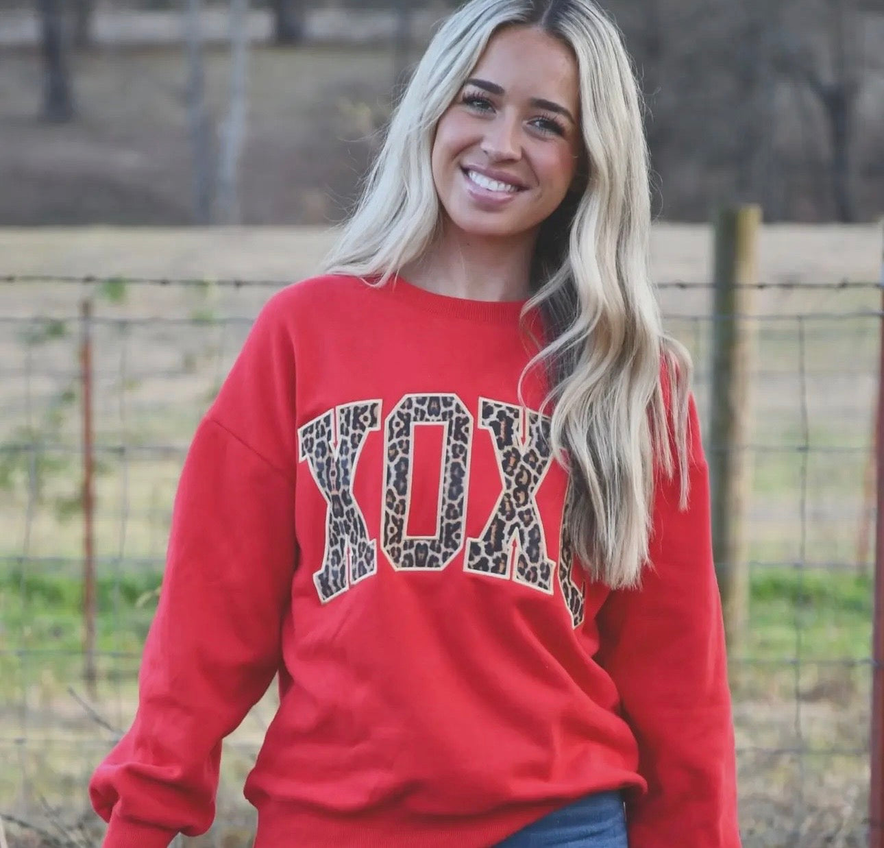 XOXO Cheetah Lulu Mac Sweatshirt