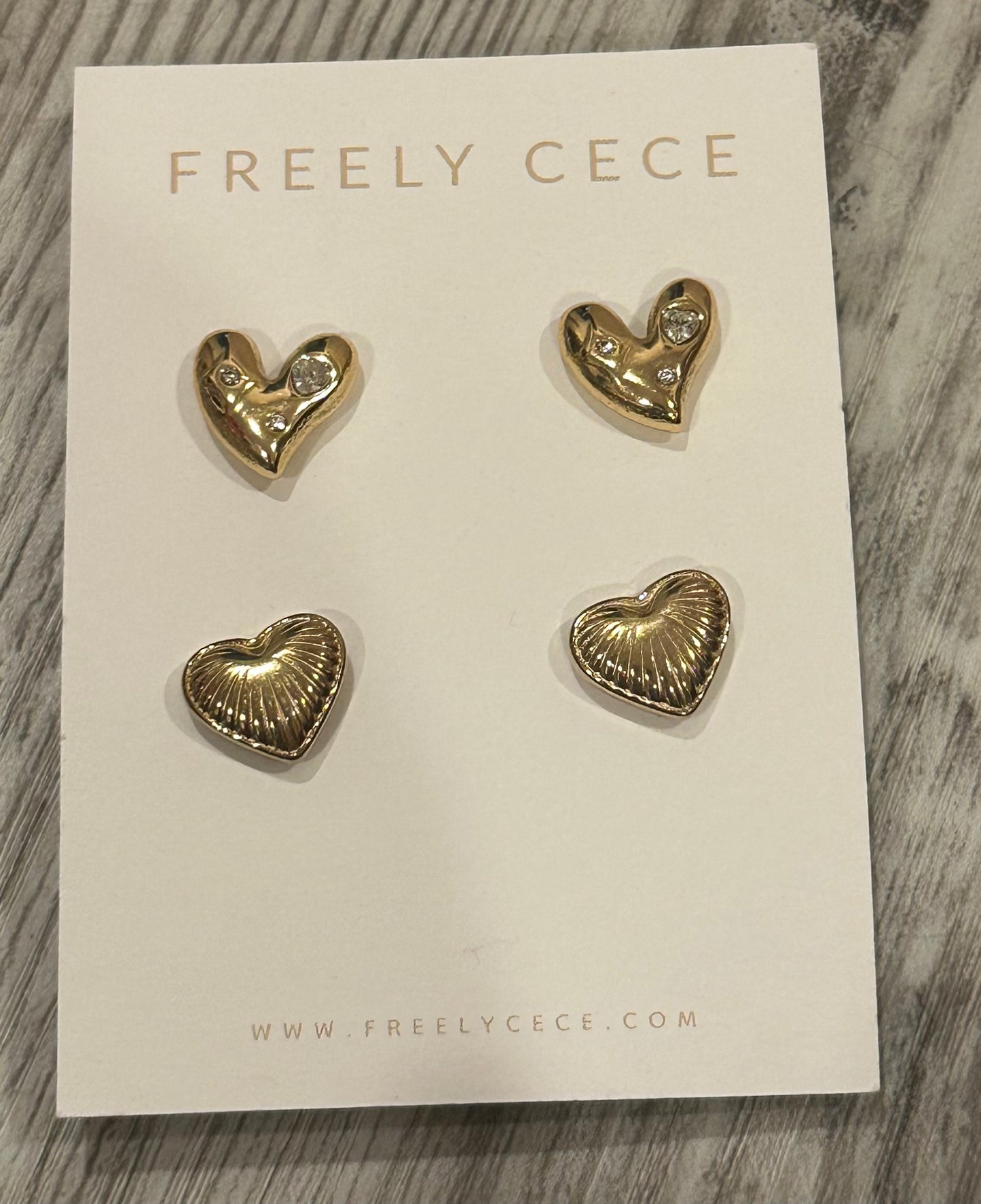 Jordan Heart Earrings