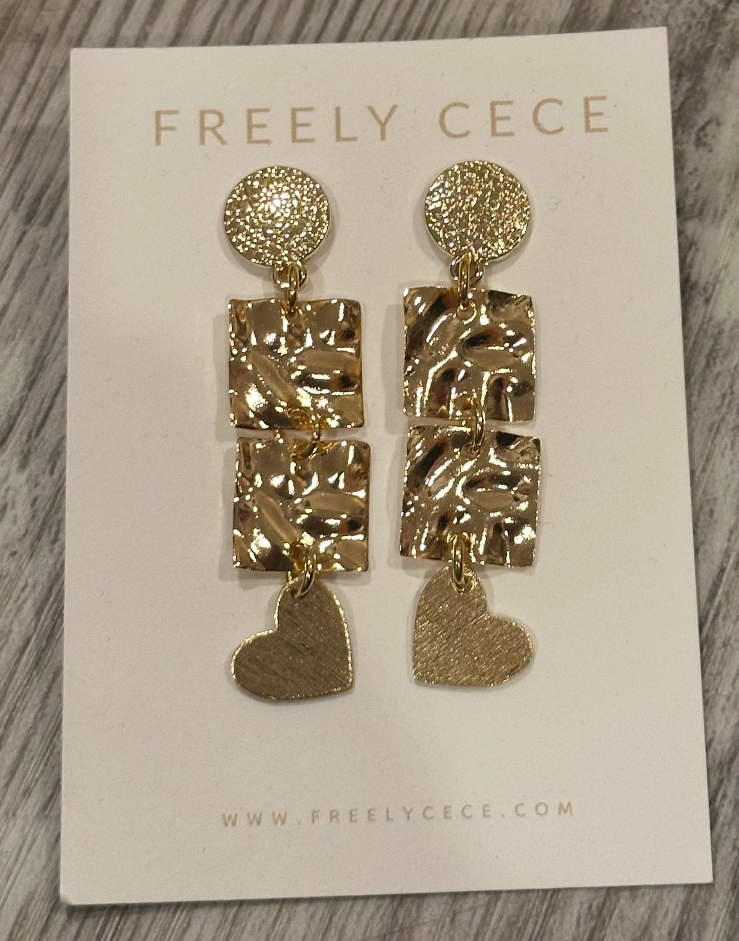 Alicia Heart Earrings