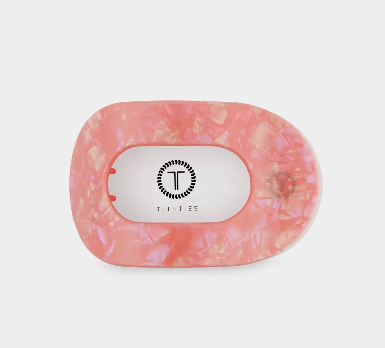 Teleties Flat Round Hair Clip |Dreamsicle