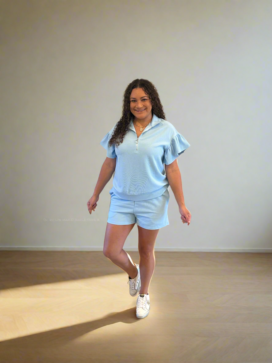 Sky Shorts Set