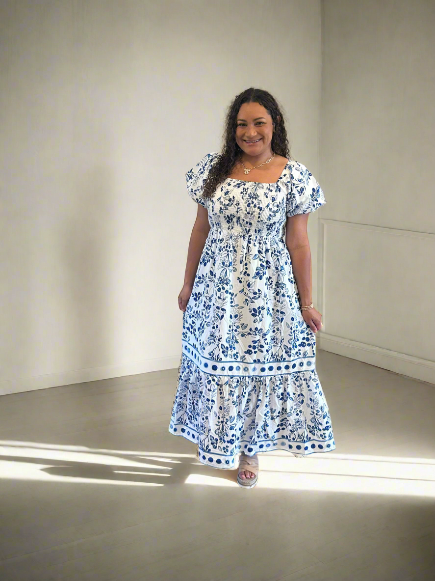 Gypsy Blue Maxi Dress