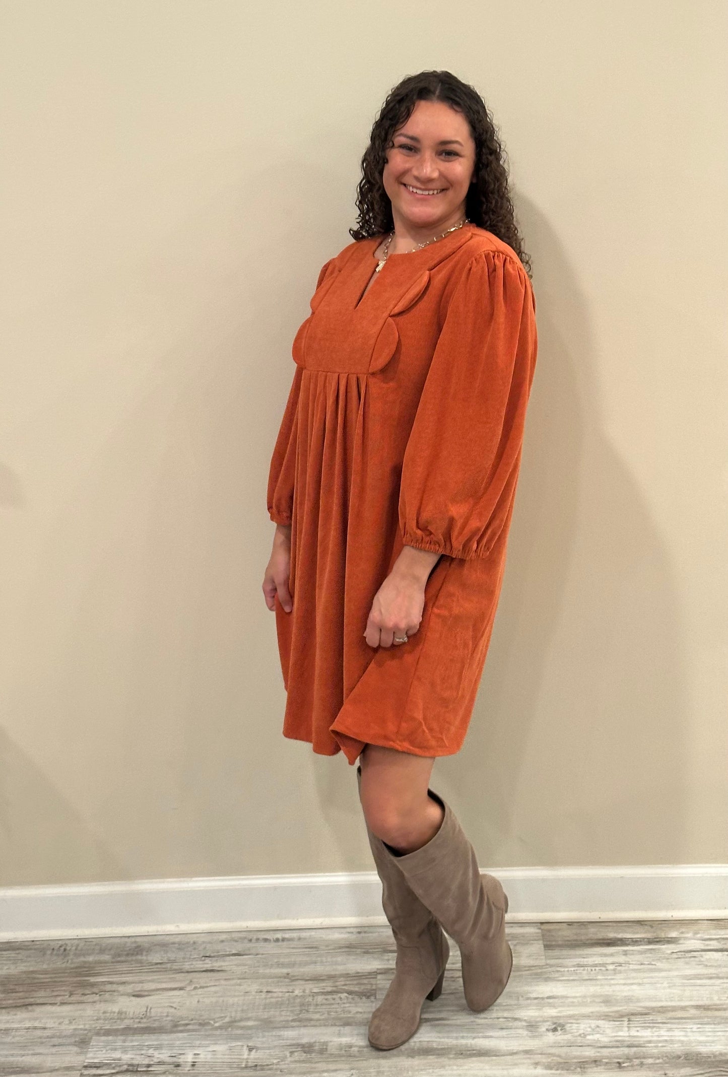 Jaedyn Fall Dress with pockets