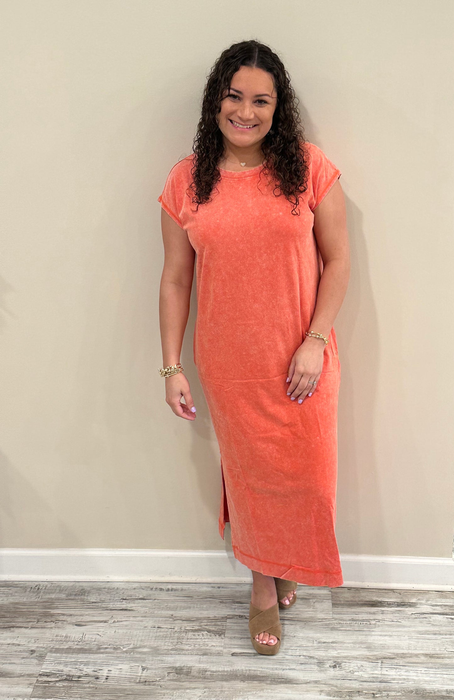 Mattie T-Shirt Dress With Pockets