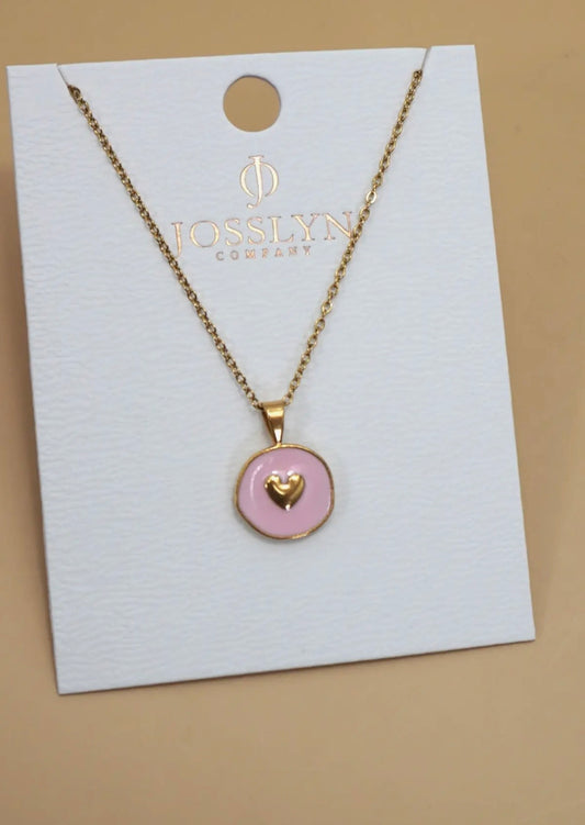 Pink Heart Necklace