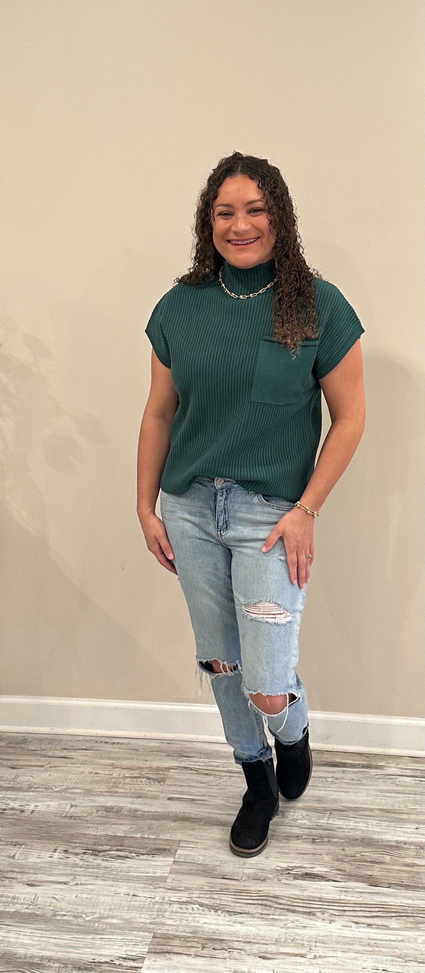 Melissa Green Sweater Top