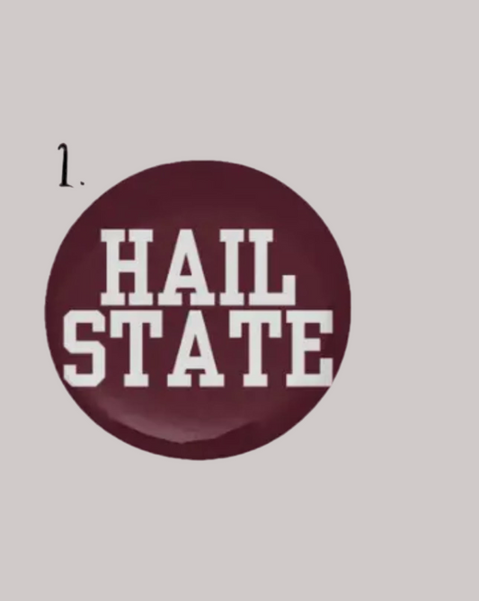 Maroon Hail State Button