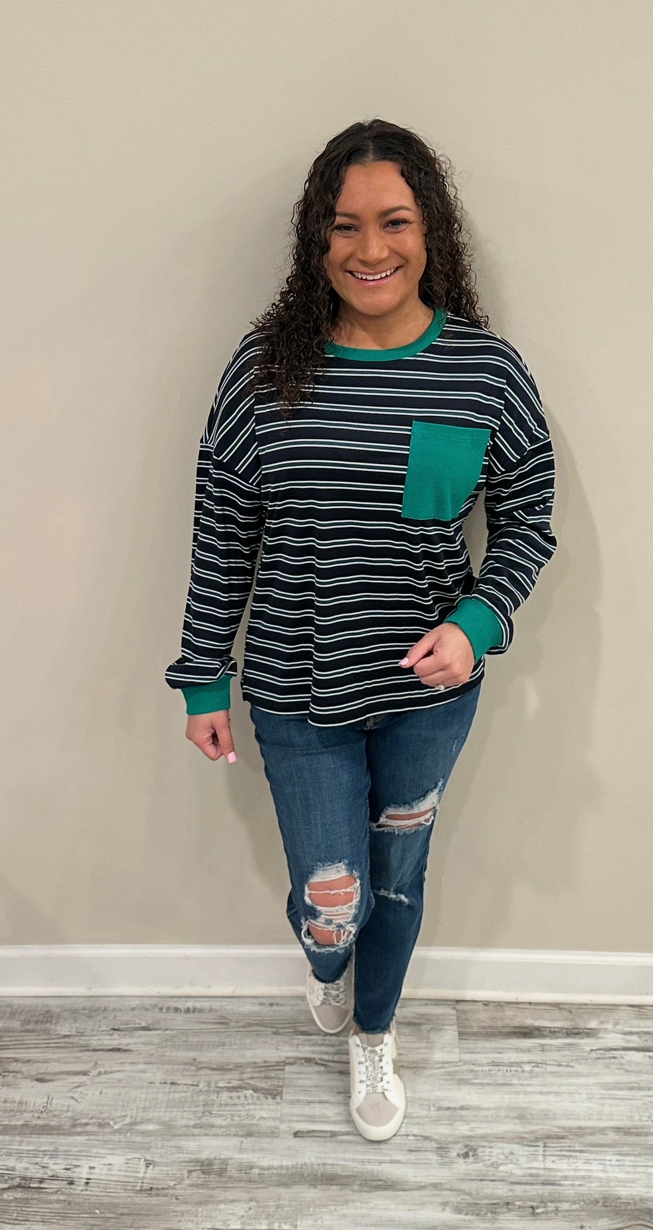 Striped Jaxie Top