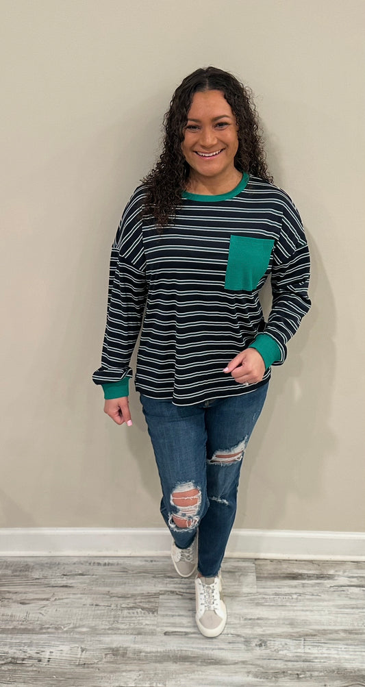 Striped Jaxie Top