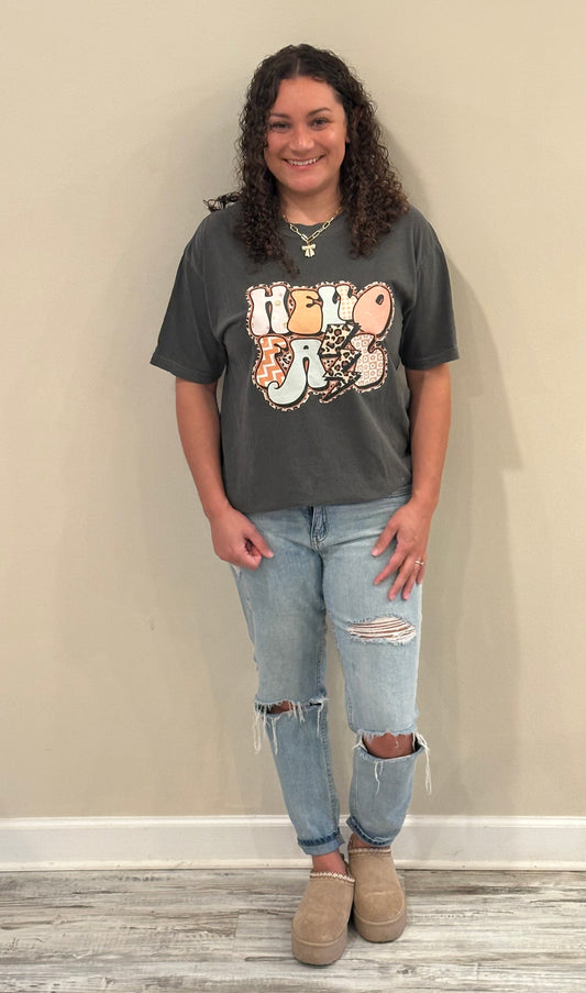 Hello Fall Comfort Colors T-Shirt