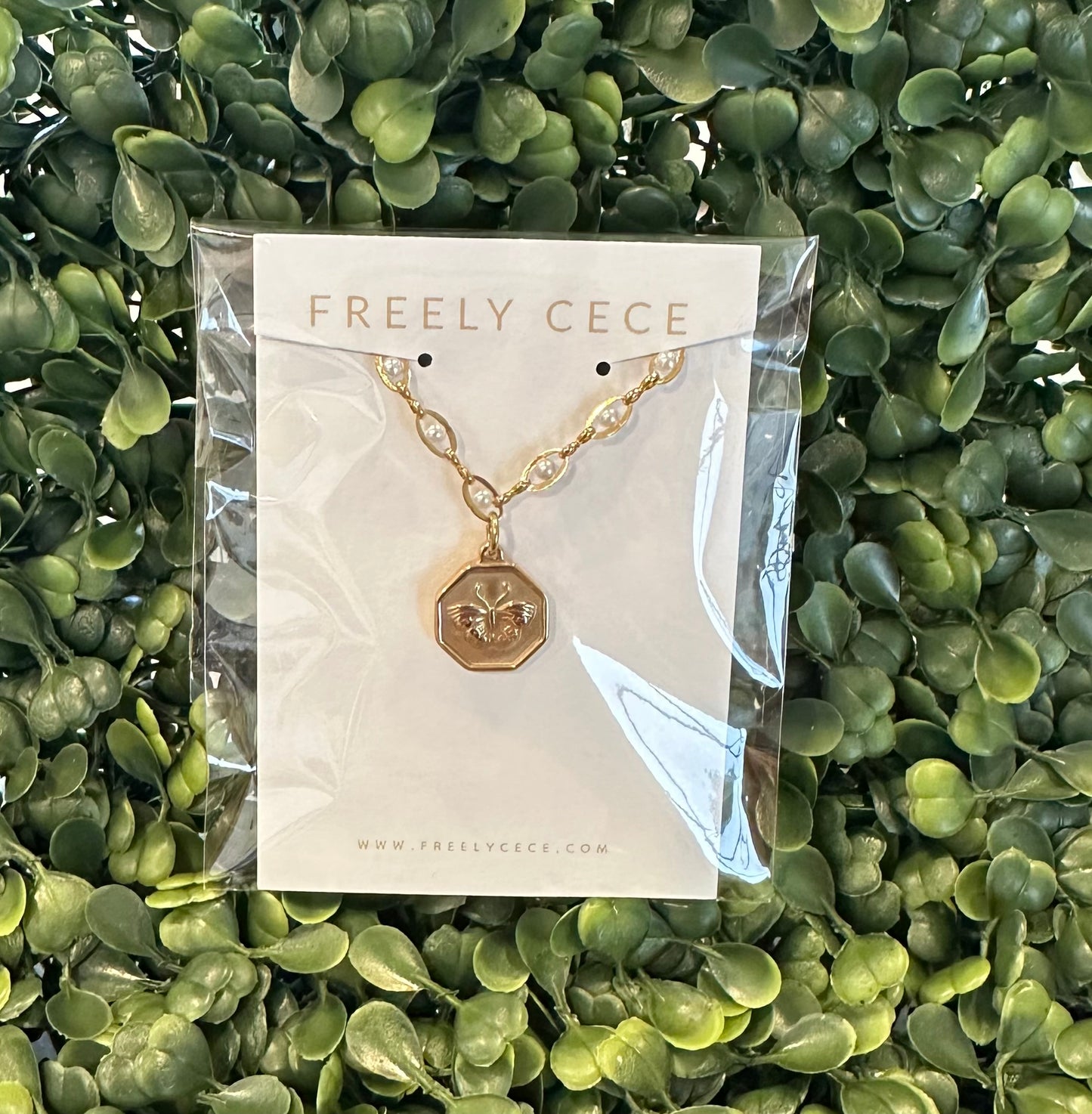 FC Butterfly Charm Necklace