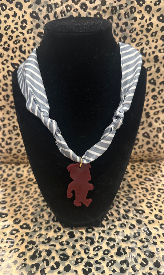 MSU Scarf Necklace