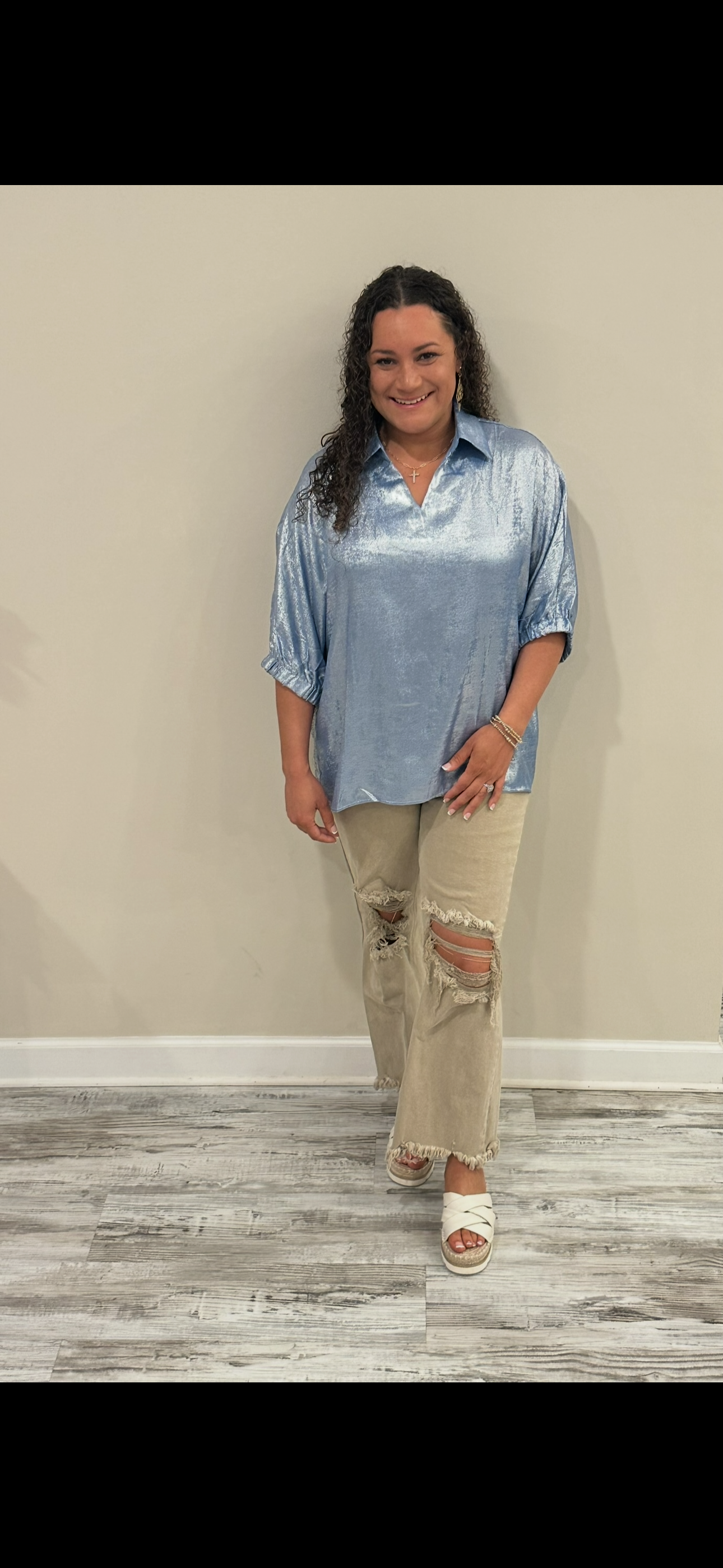 Gracie Blue Top