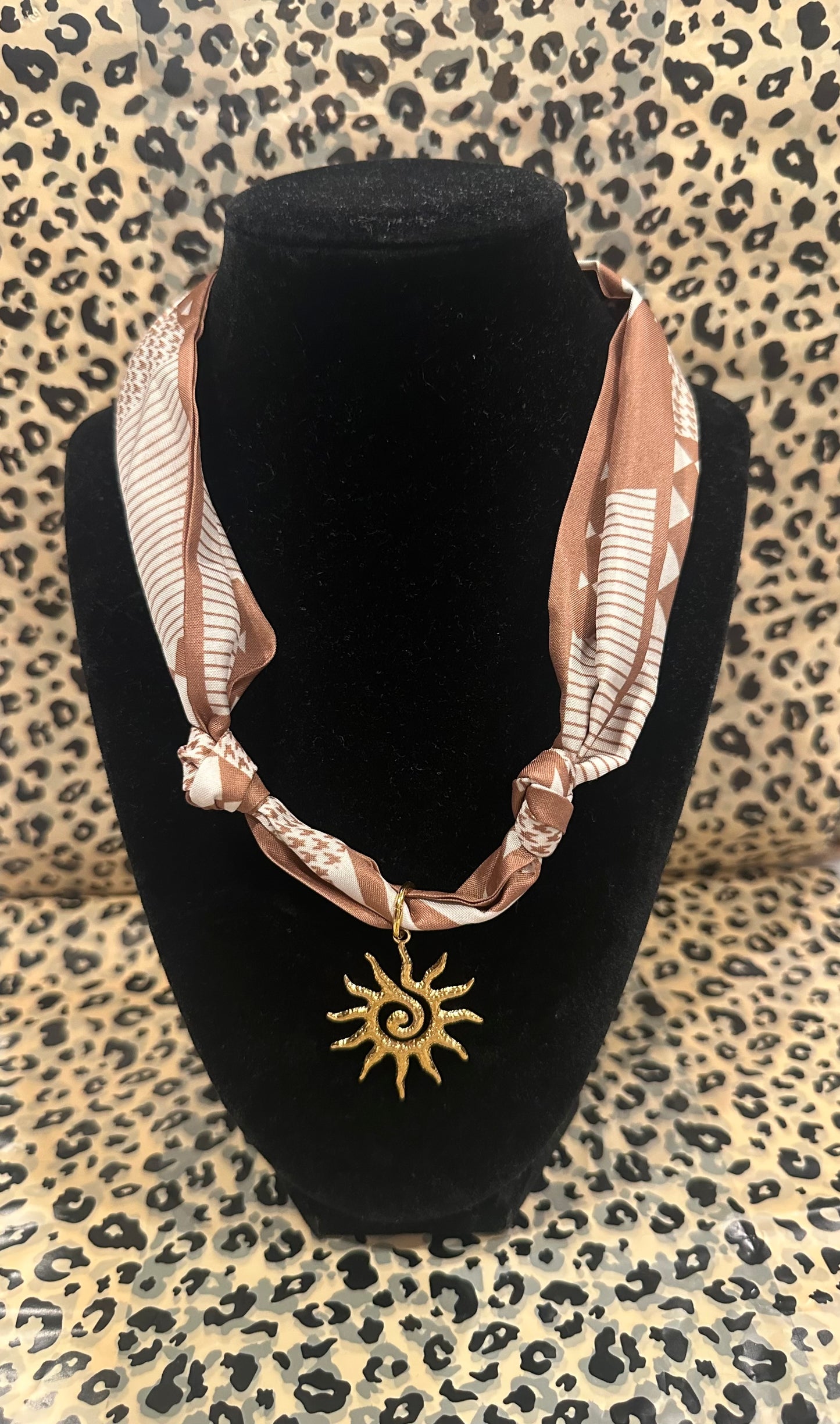 Sassy Sun Scarf Necklace