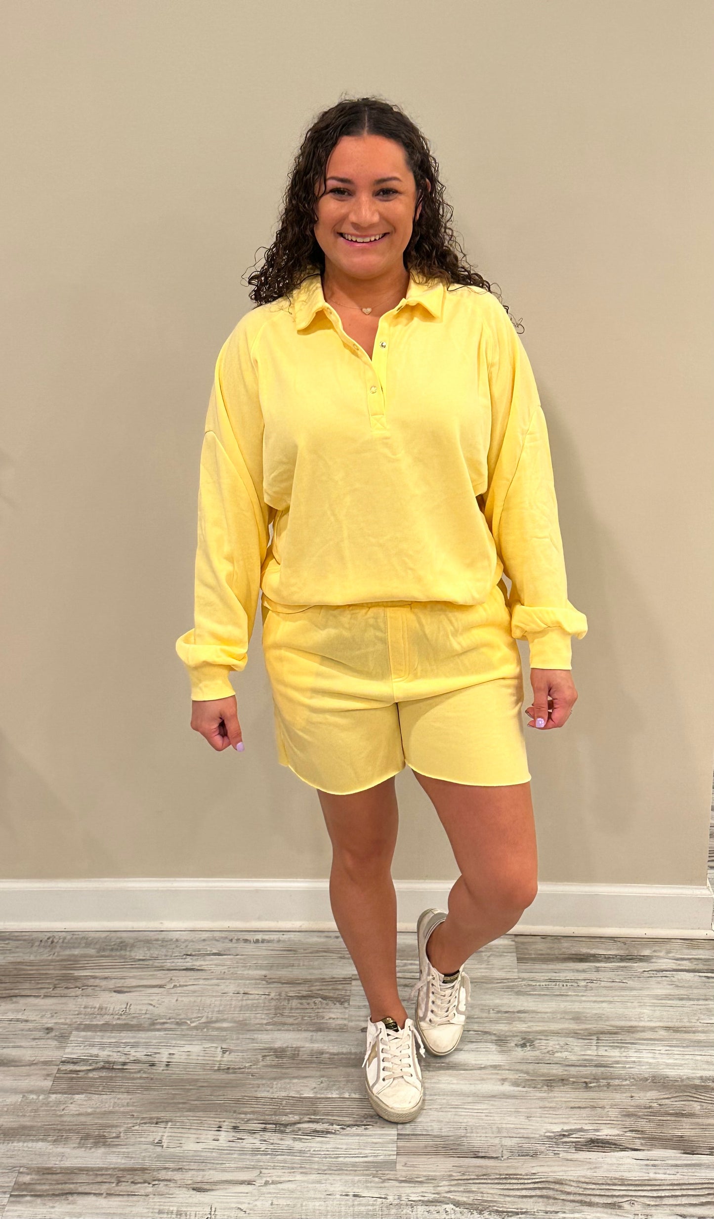 Henley Yellow 2 Piece Set