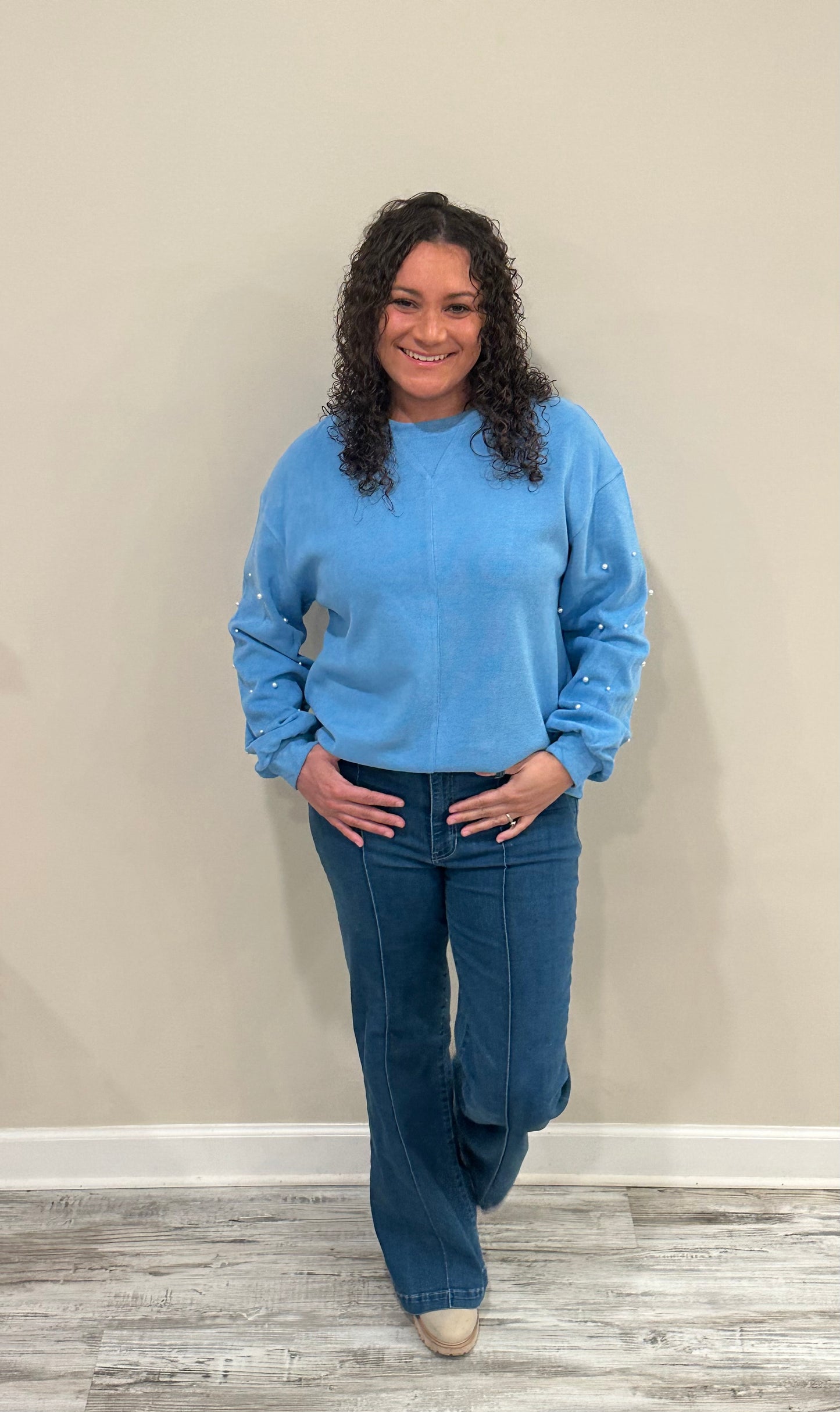 Blue Pearl Sweater