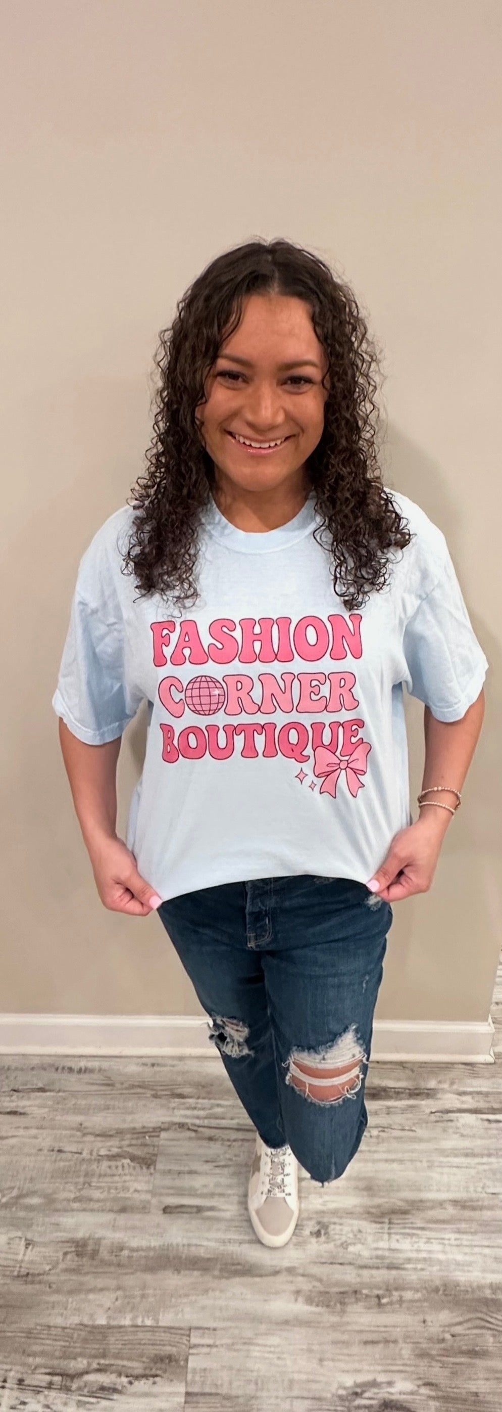 FCB Pink Disco Comfort Colors Tee