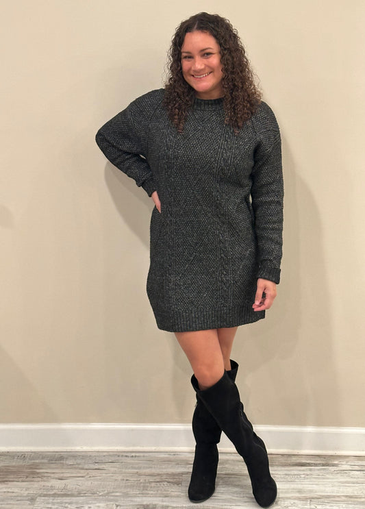 Bailey Black Sweater Dress