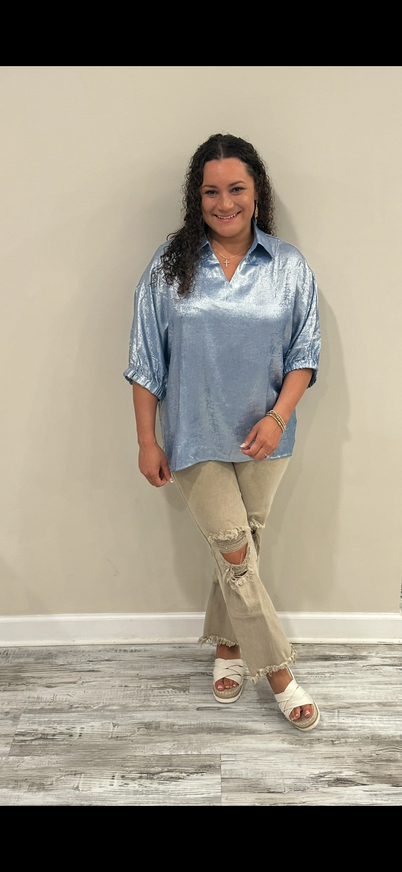 Gracie Blue Top