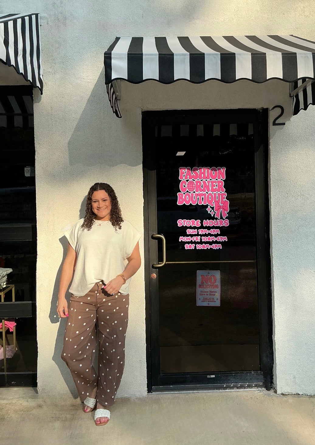Brown Polka Dot Pants