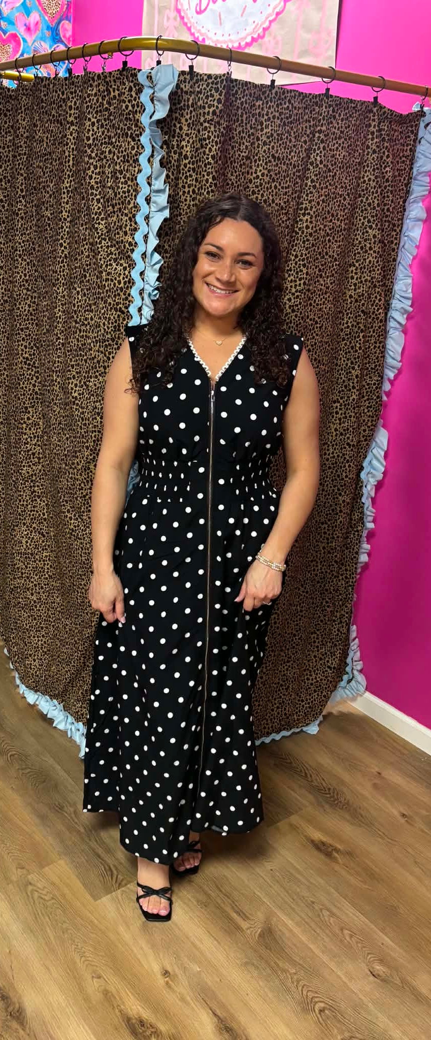 Black Polka Dot Dress