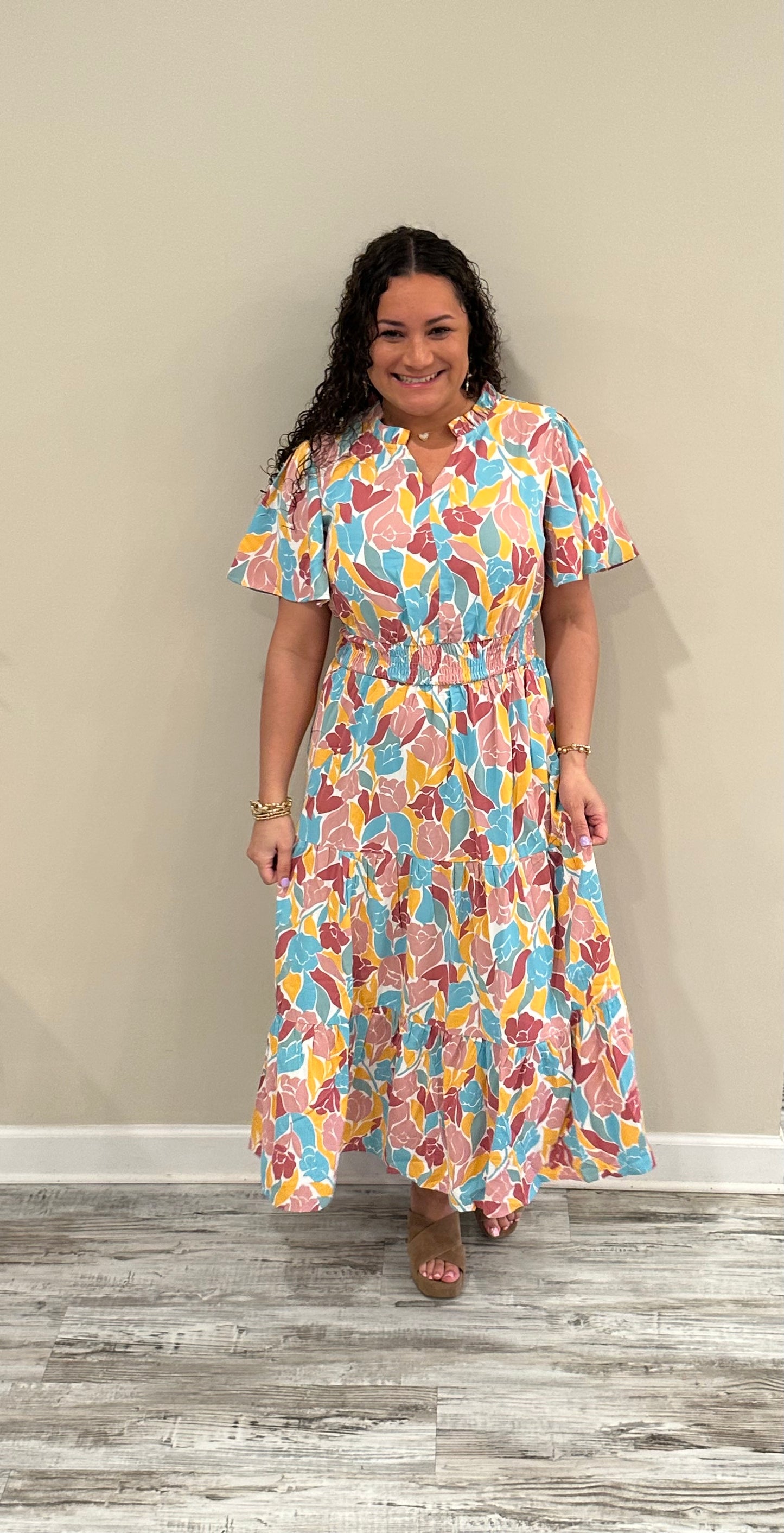 Peyton Floral Dress with Pockets