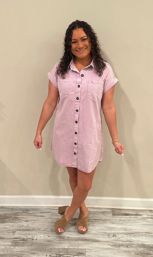 Purple Pastel Leah Dress