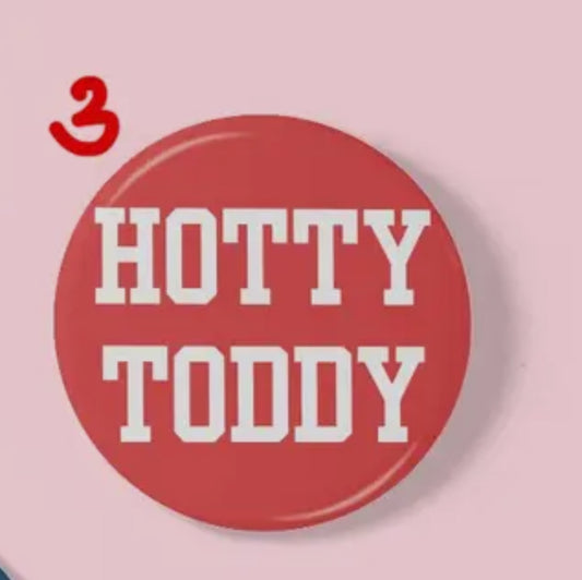 Red Hotty Toddy Button