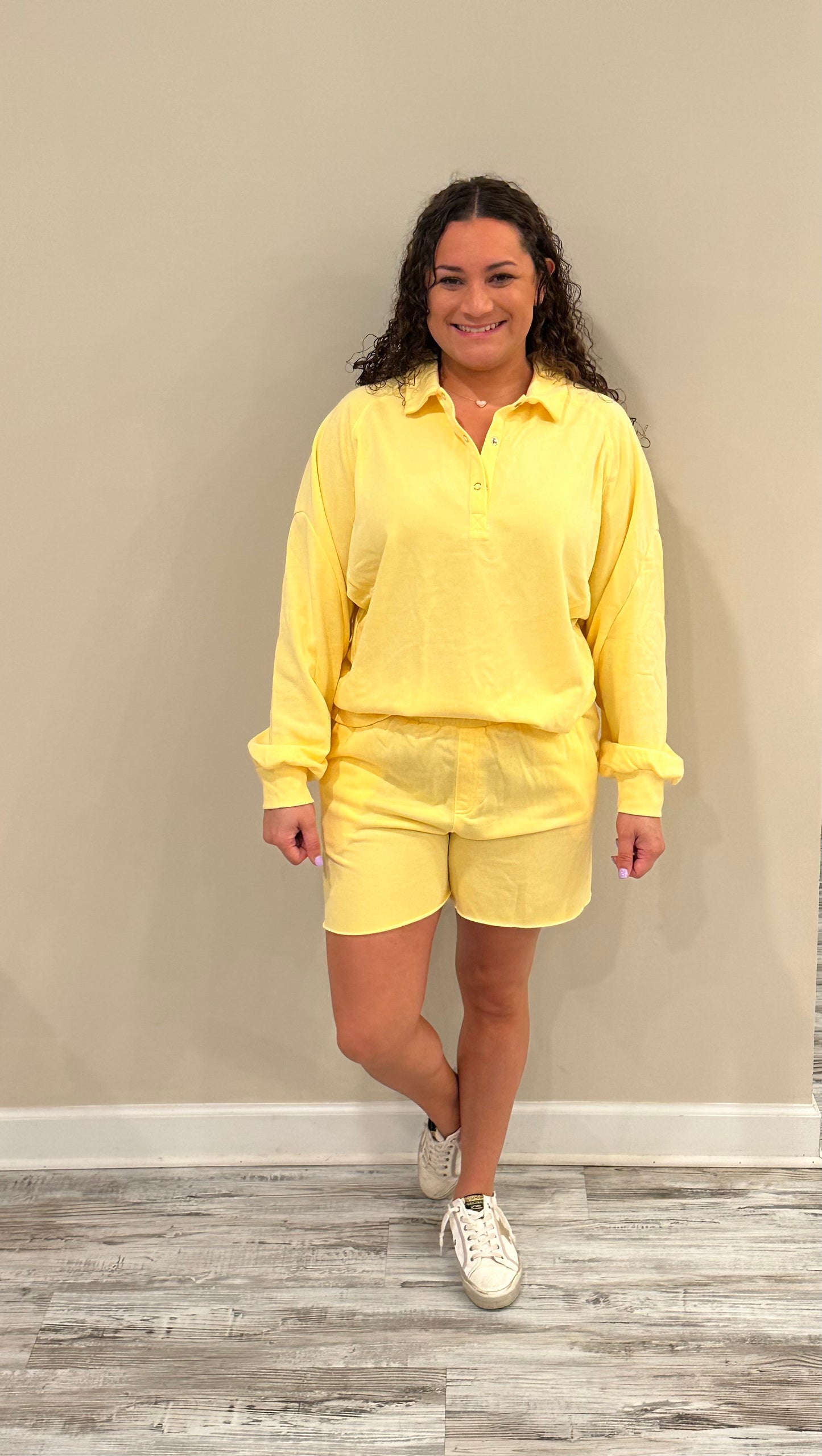 Henley Yellow 2 Piece Set