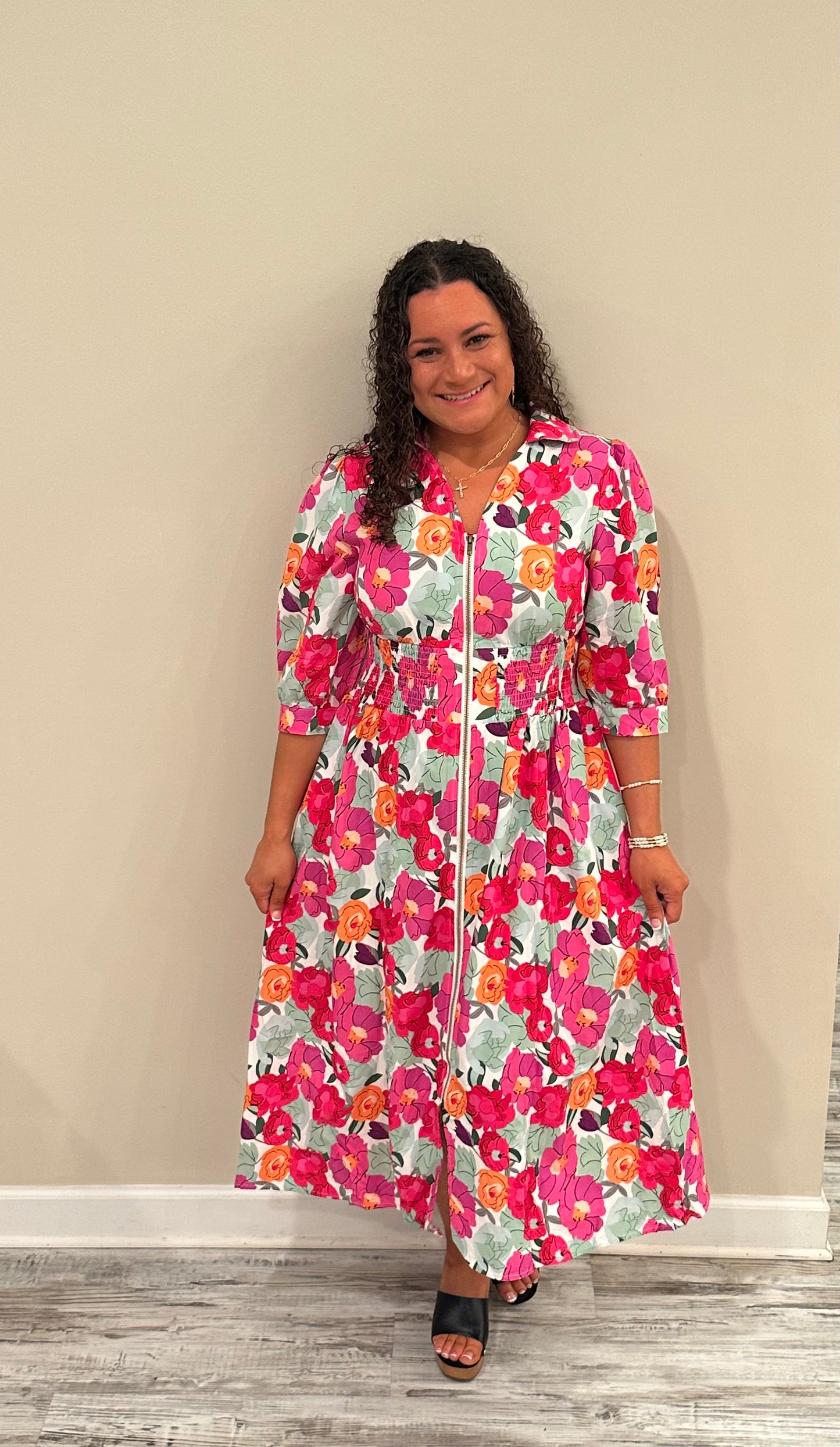 Tara Spring Dress with Pockets