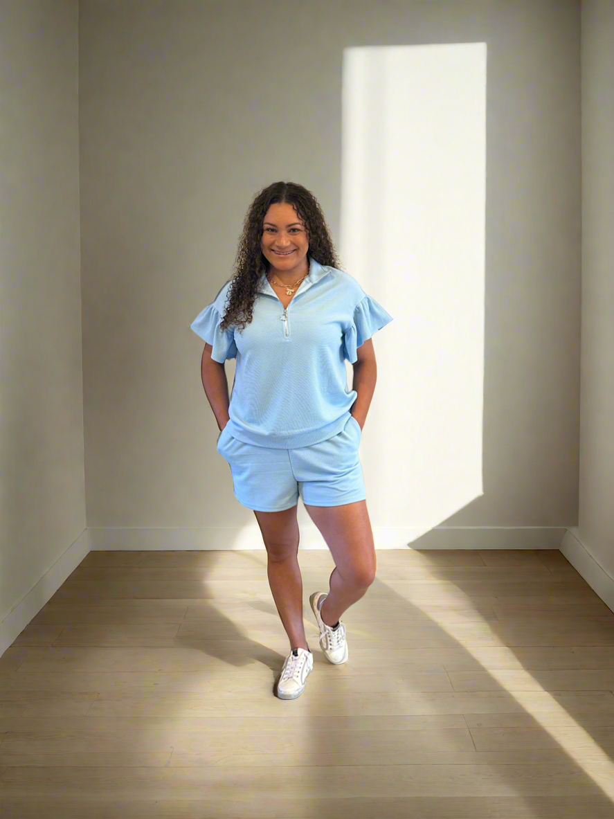 Sky Shorts Set