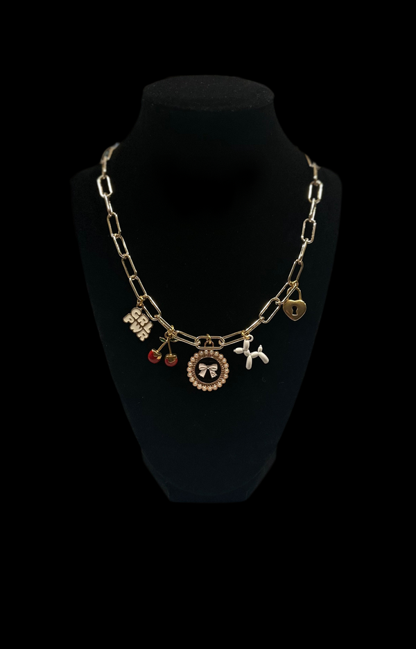 Girl Power Charm Necklace