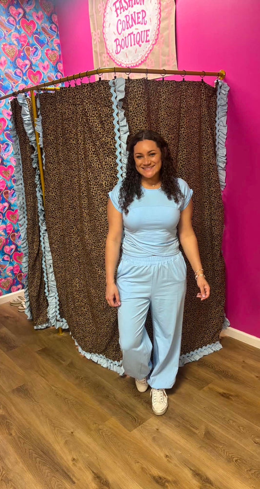 Angel Blue Pants Set
