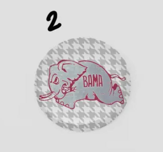 Mini Bama Grey Button