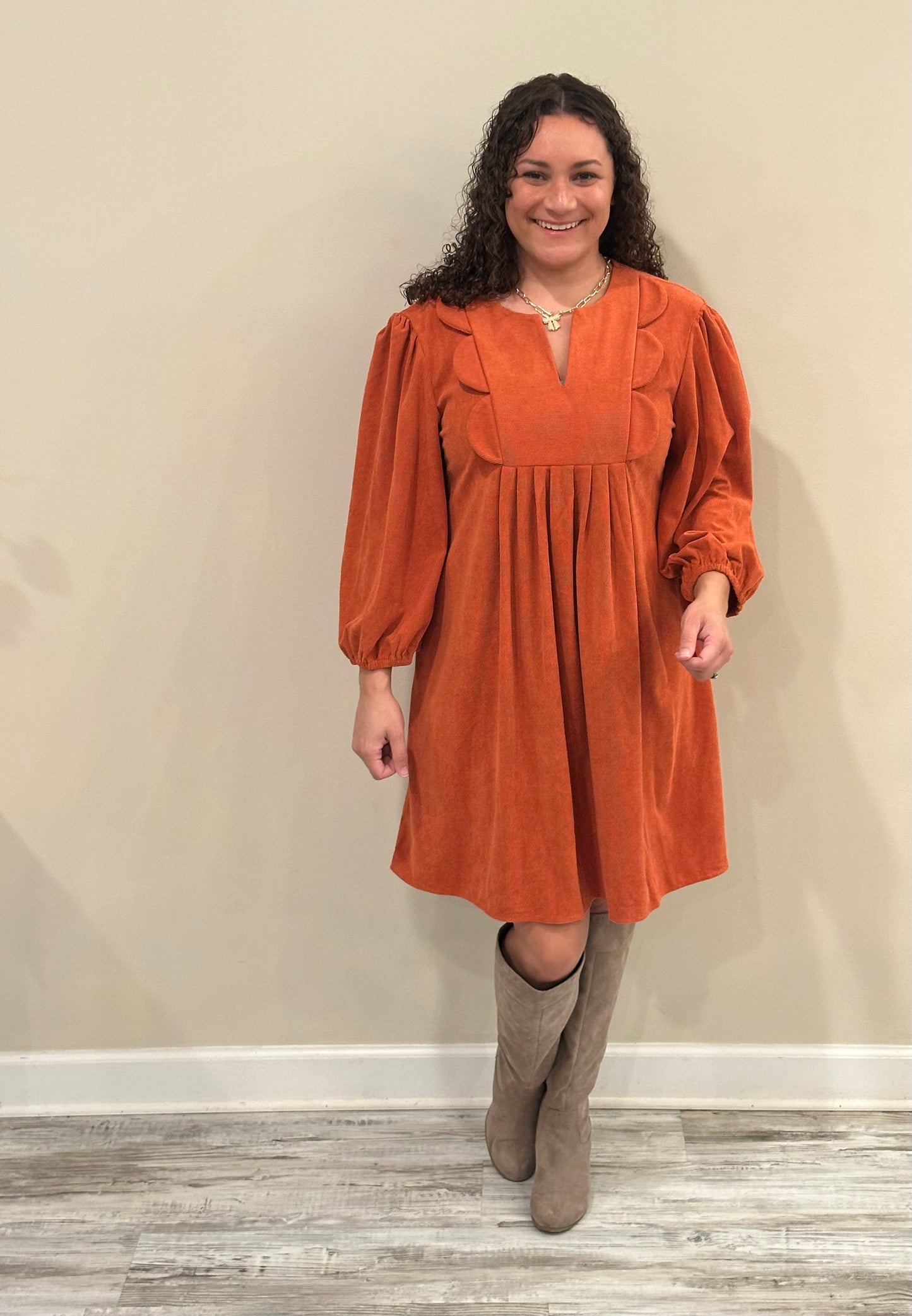 Jaedyn Fall Dress with pockets