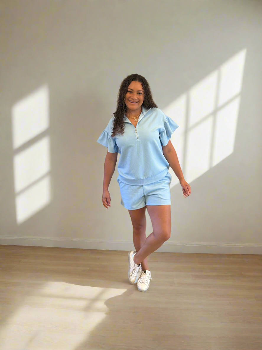 Sky Shorts Set