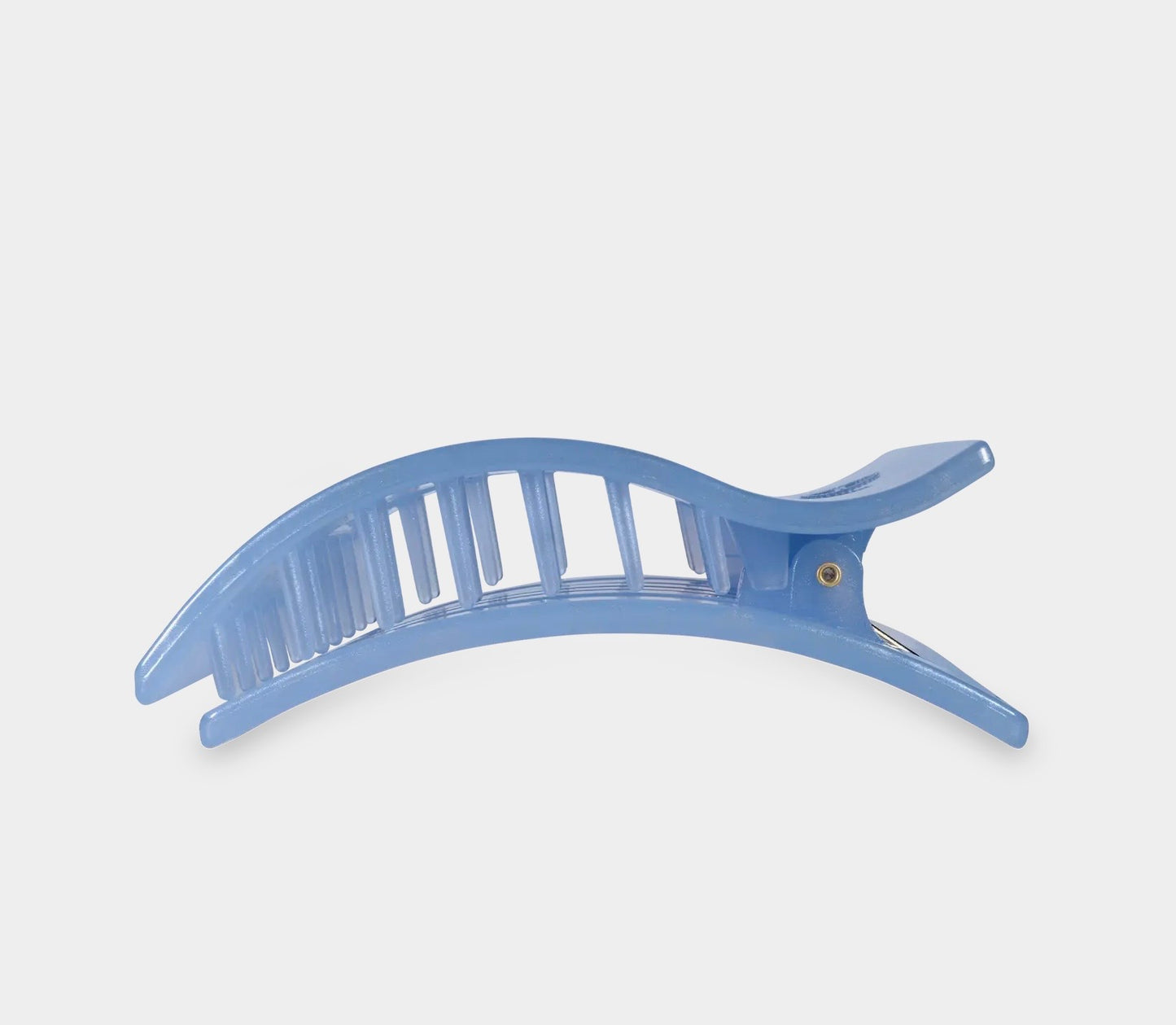 Teleties Flat Rectangle Hair Clip| Blue Lagoon