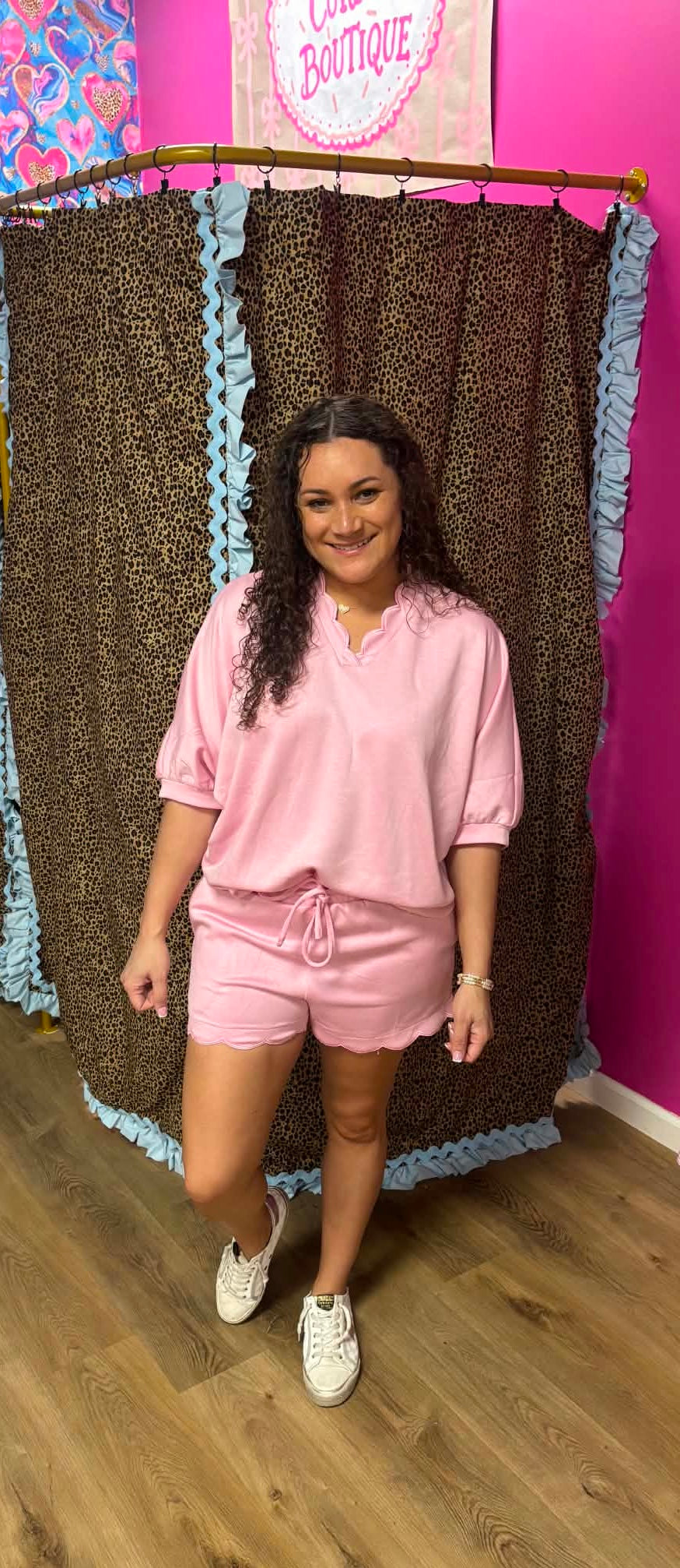 Eliza 2 Piece Pink Set