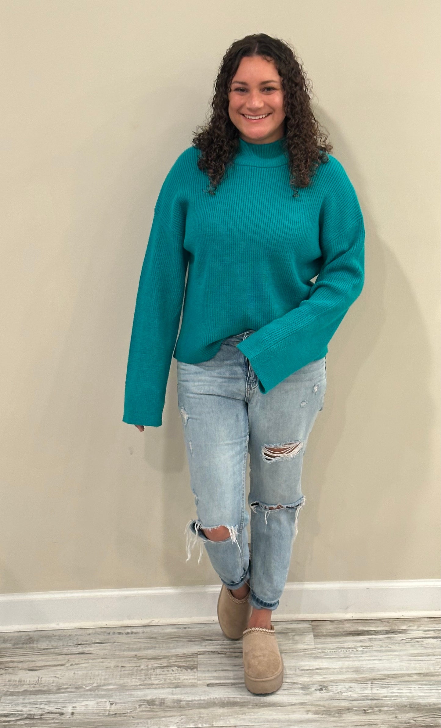 Gigi Green Sweater