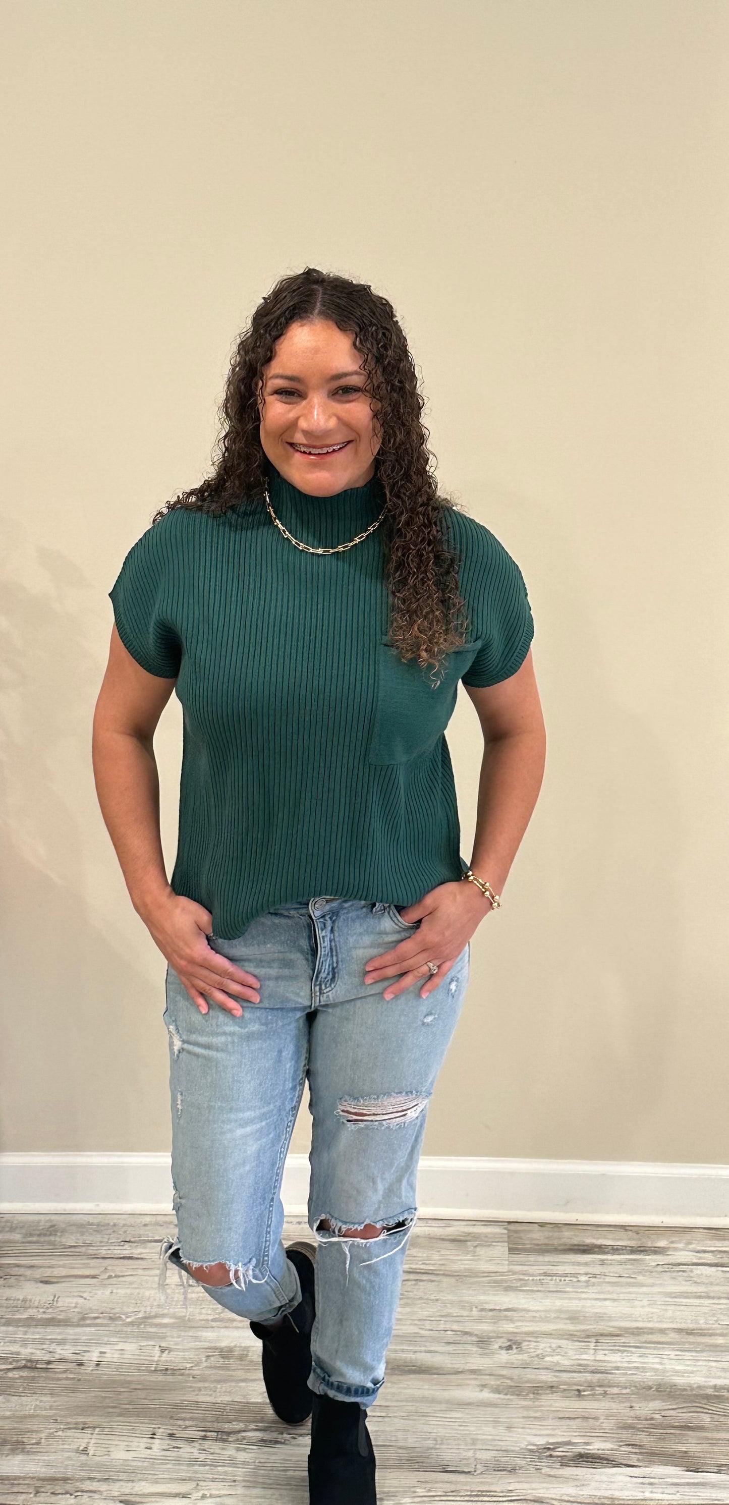 Melissa Green Sweater Top