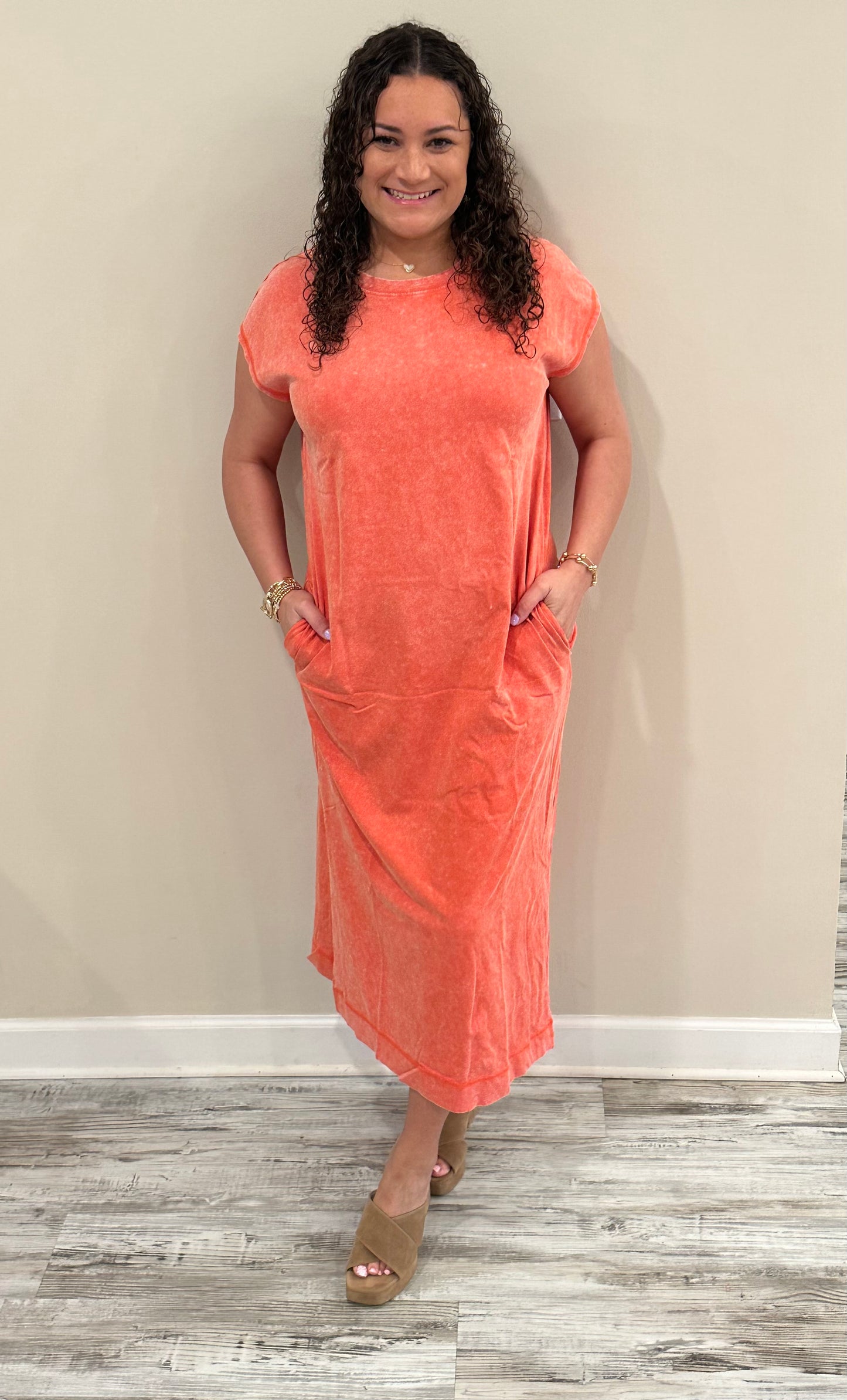 Mattie T-Shirt Dress With Pockets