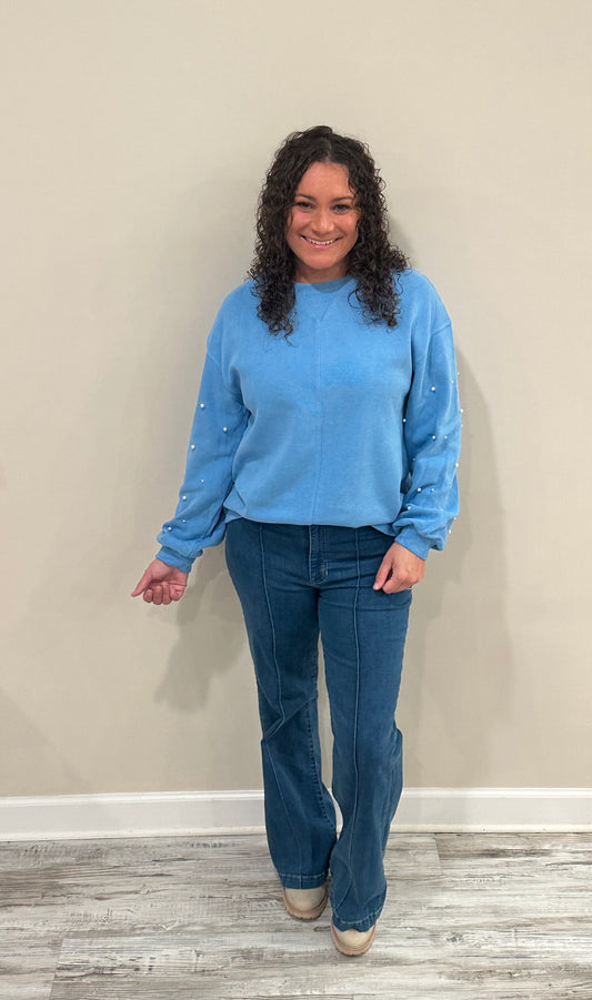 Blue Pearl Sweater