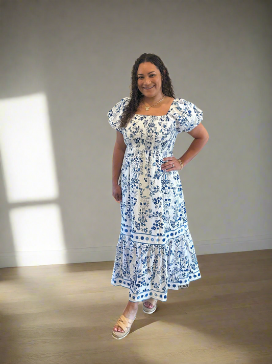 Gypsy Blue Maxi Dress