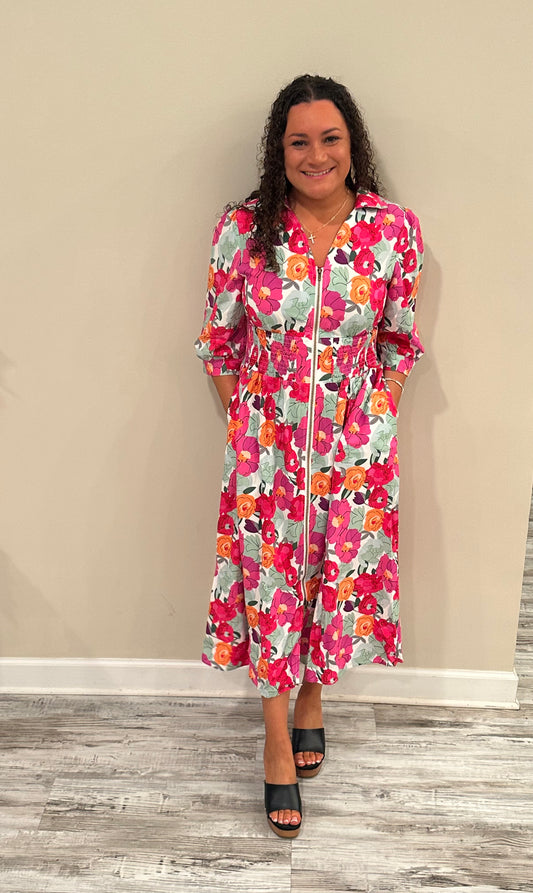 Tara Spring Dress with Pockets
